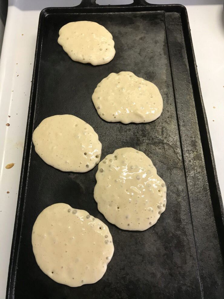 Sourdough pancakes